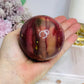 Large Mookaite Jasper Sphere on Stand 494g