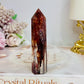 High Grade Fire Quartz Tower with Rainbows 8.5cm