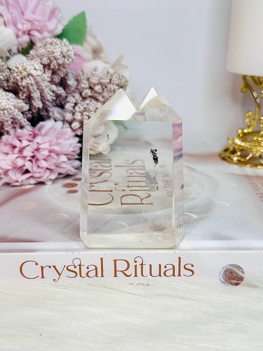 Beautiful Clear Quartz Double Tower 7cm