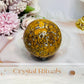 Brecciated Jasper Druzy Sphere on Stand 340g