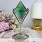 Fluorite Diamond On Stand 14cm