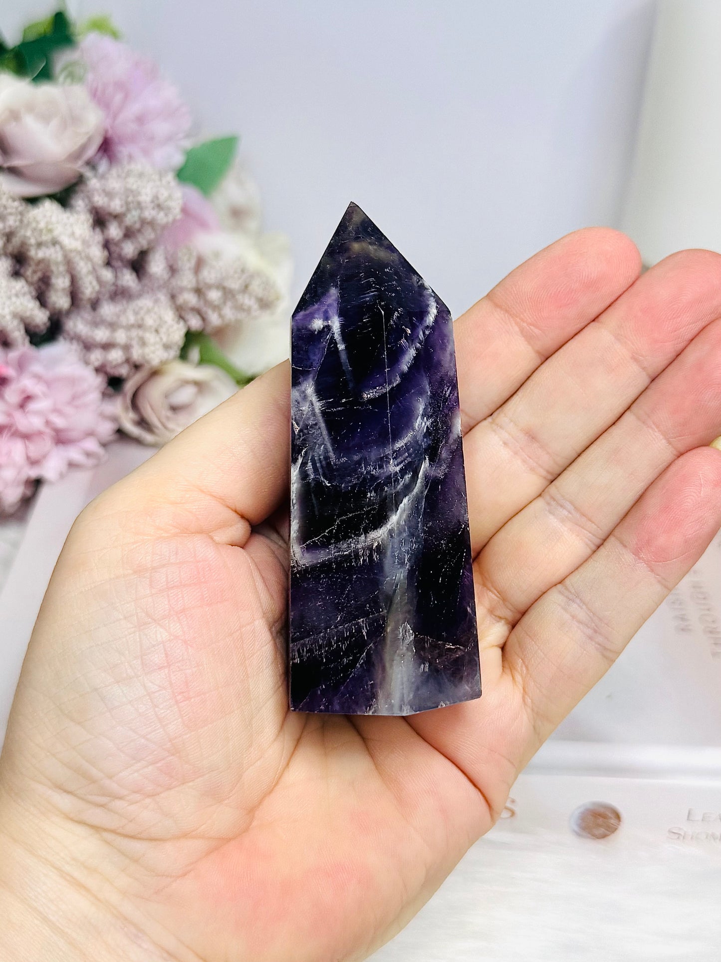 Dream | Chevron Amethyst Tower 8.5cm