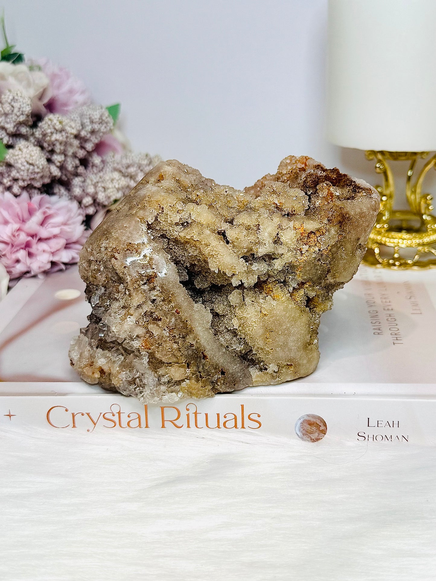 Large Natural Pink Amethyst Druzy Freeform 803g