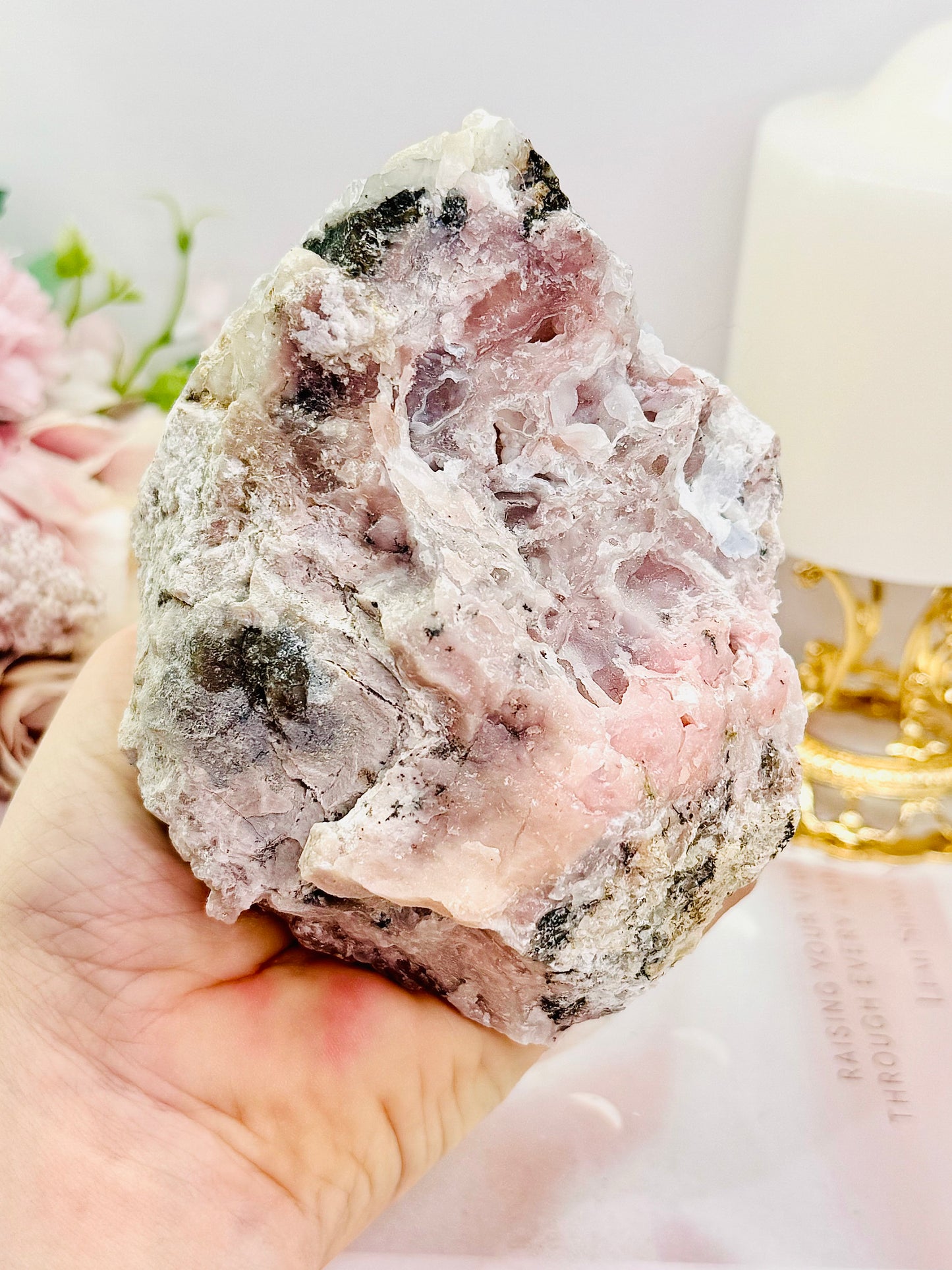 ⚜️ SALE ⚜️ Stunning Large Chunky Natural Pink Opal Specimen 648grams