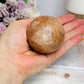 Moonstone X Sunstone Sphere On Stand 267g