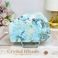 A Collectors Piece ~ Natural Larimar Slab On Stand 10cm 169g