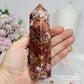 Druzy Ocean Jasper Tower 14cm