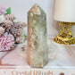 Green Cherry | Flower Agate Chunky Tower 12cm