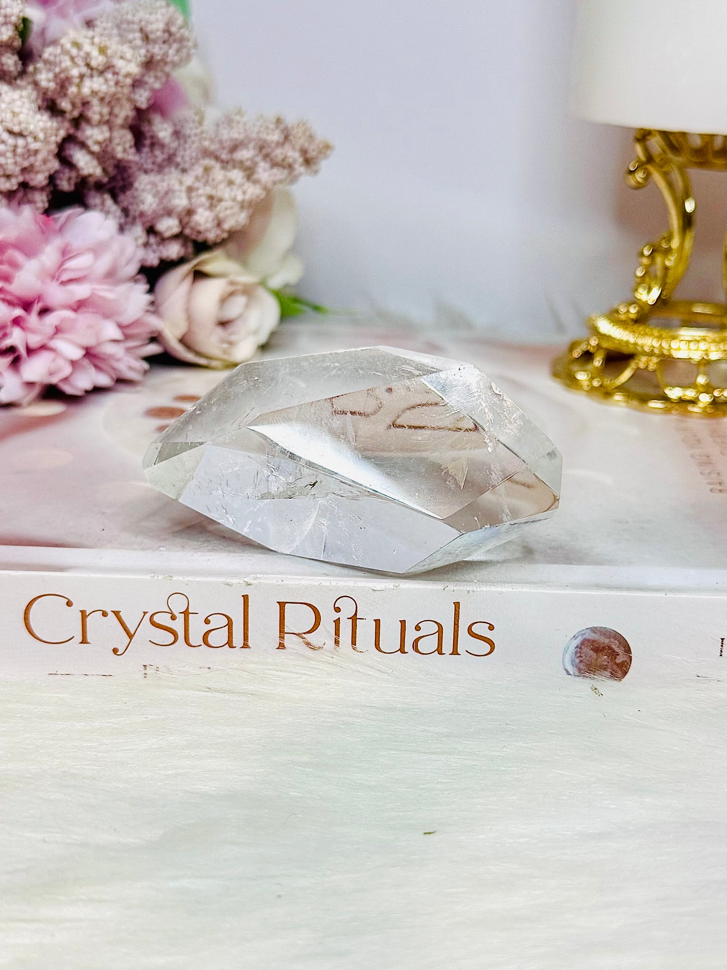 High Grade Clear Quartz Freeform 7cm