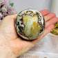 Large Money Agate Sphere on Stand 399g