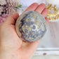 Gorgeous Natural Cherry Agate Carved Sphere On Stand 371grams