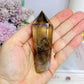Smokey Citrine Raw Root Point | Tower 9cm