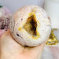 Large Druzy Pink Amethyst Sphere On Stand 630g