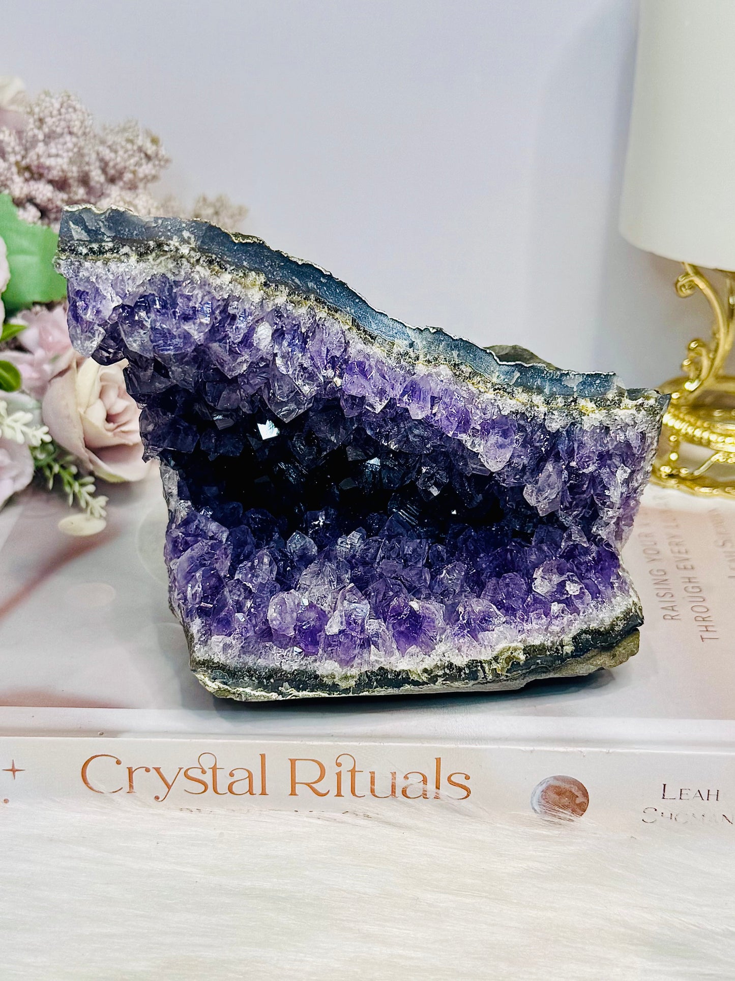 Natural Amethyst Base Cut Cluster 12cm 850g