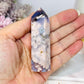 High Grade Blue Flower Agate Tower 8cm