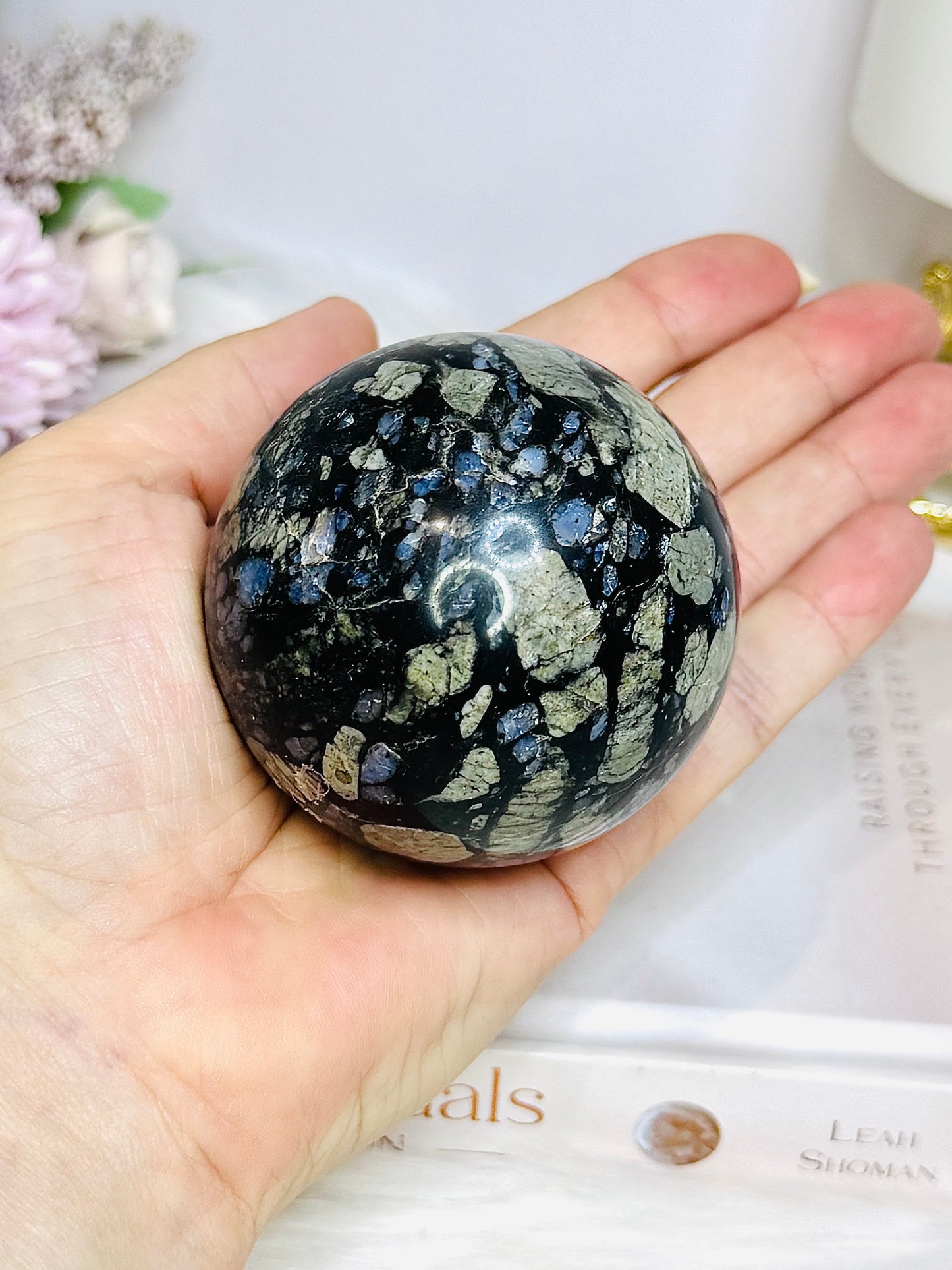 Que Sera | Galaxy Rhyolite Sphere 327g