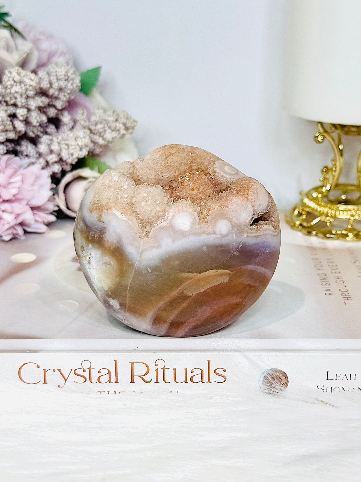 Agate Druzy Freeform 331g
