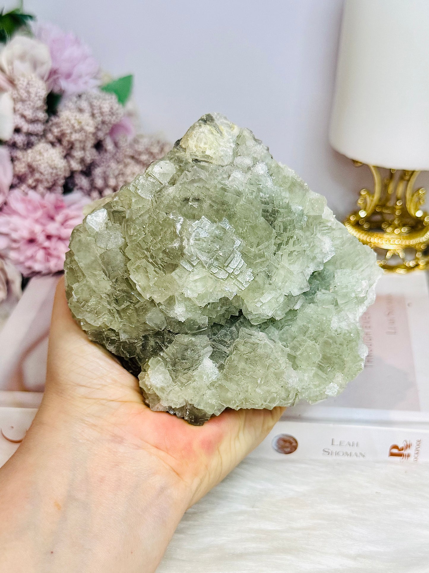 Large Natural Green Fluorite Specimen 722g