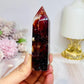 High Grade Fire Quartz Tower with Rainbows 8.5cm