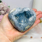 High Grade Blue Celestite Druzy Heart 9cm 663g