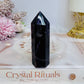Deep Purple Fluorite Tower 8cm