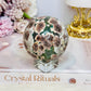 Green Sakura Jasper Sphere On Stand 320g