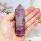 Lavender Rose Quartz Tower 9cm