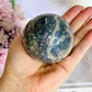 Gorgeous Natural Large Grape Agate Sphere 314grams On Stand