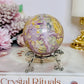 Rare Phosphosiderite Sphere On Stand 211g