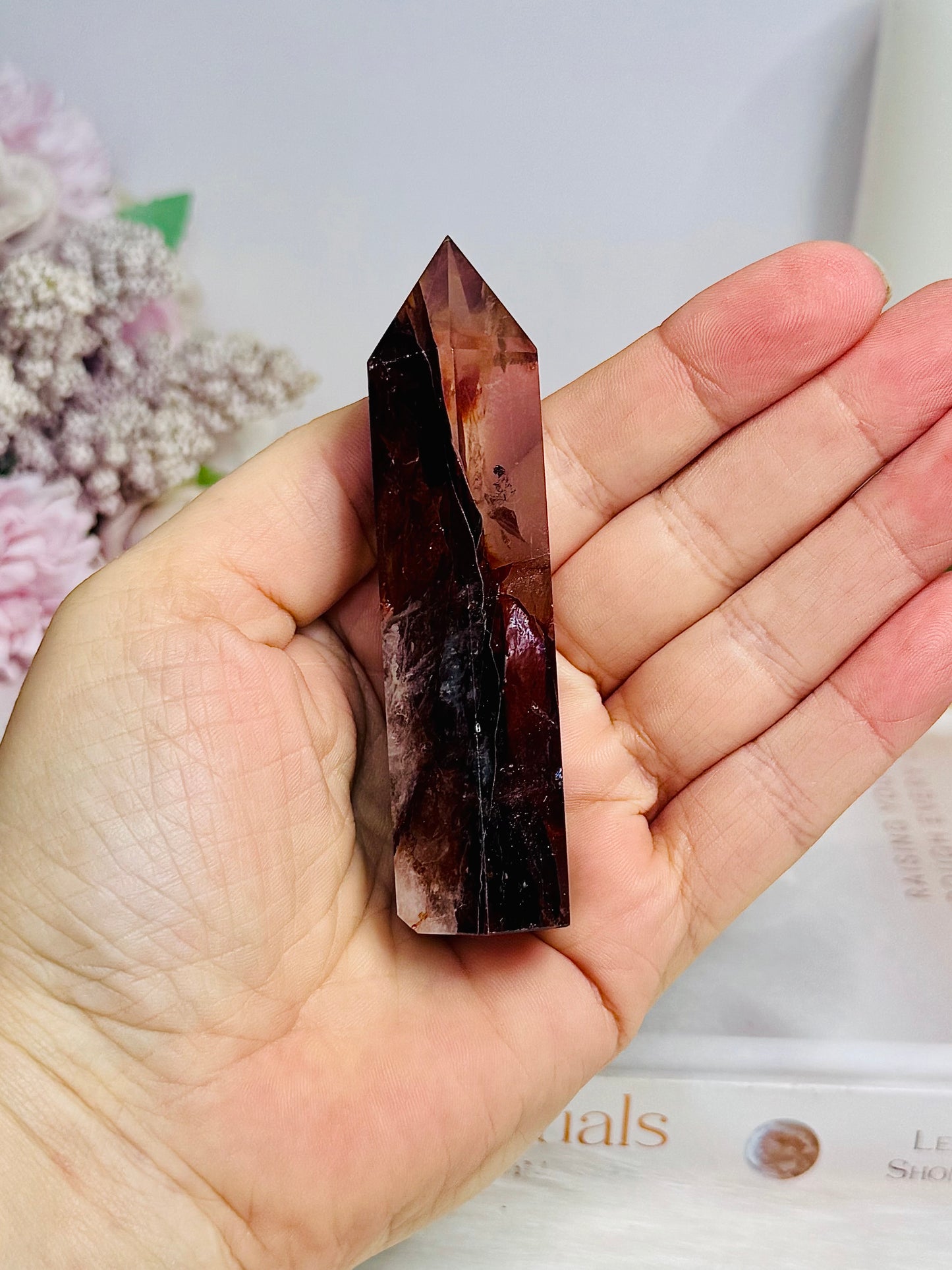 High Grade Fire Quartz Tower 8.5cm