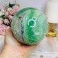 Large Green Fluorite Sphere on Stand 1.45KG