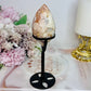 Flower Agate Egg On Stand 14.5cm