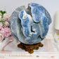 Huge Rare Natural Blue Coral Fossil Sphere 2.16KG