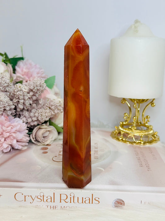 Carnelian Tower 14cm