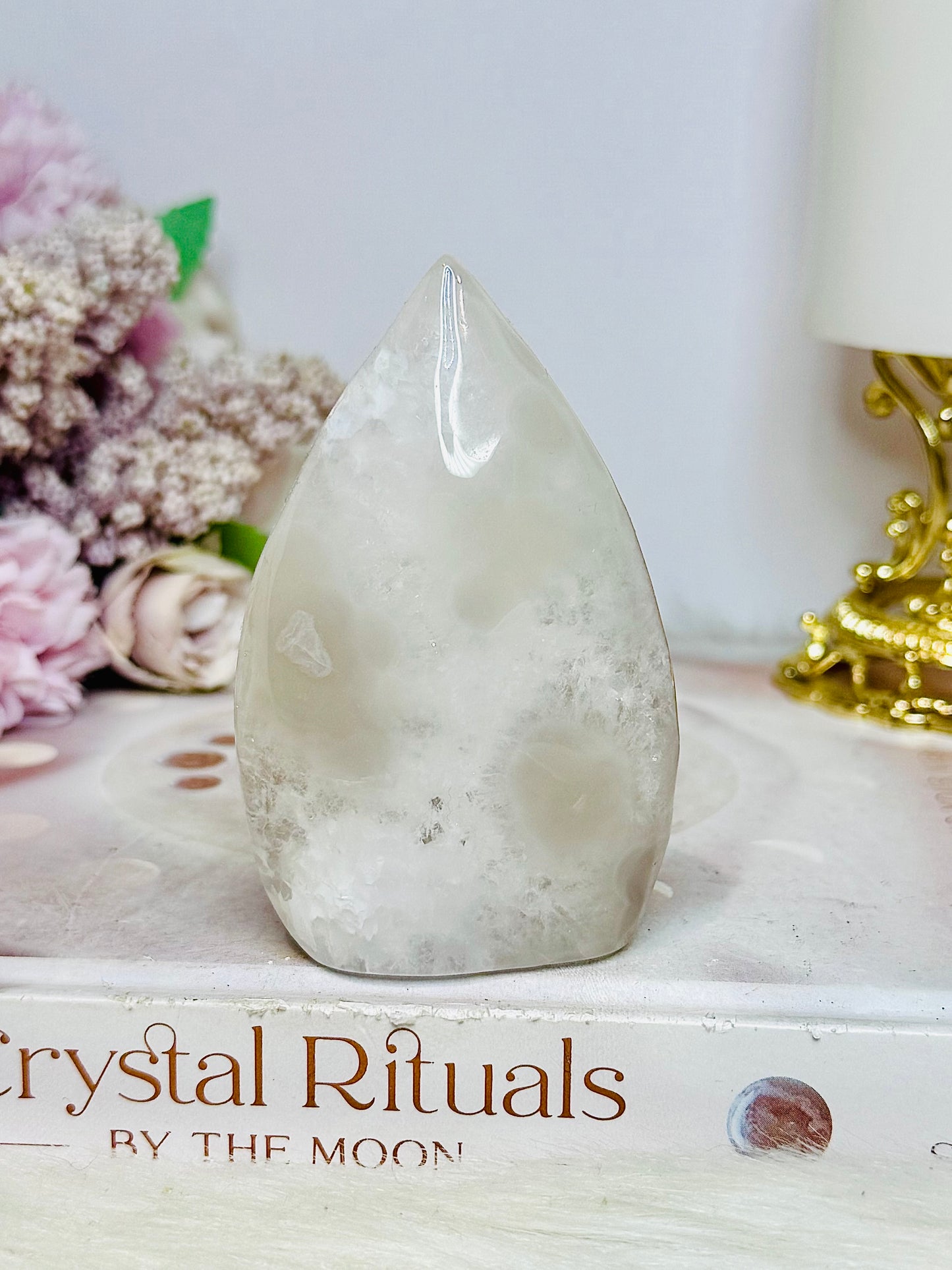 Flower Agate Flame 8.5cm