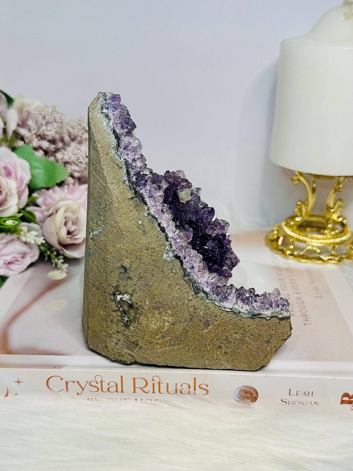 Natural Amethyst Base Cut Cluster 13cm 702g