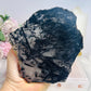 Black Tourmaline in Quartz Slab on Stand 13cm