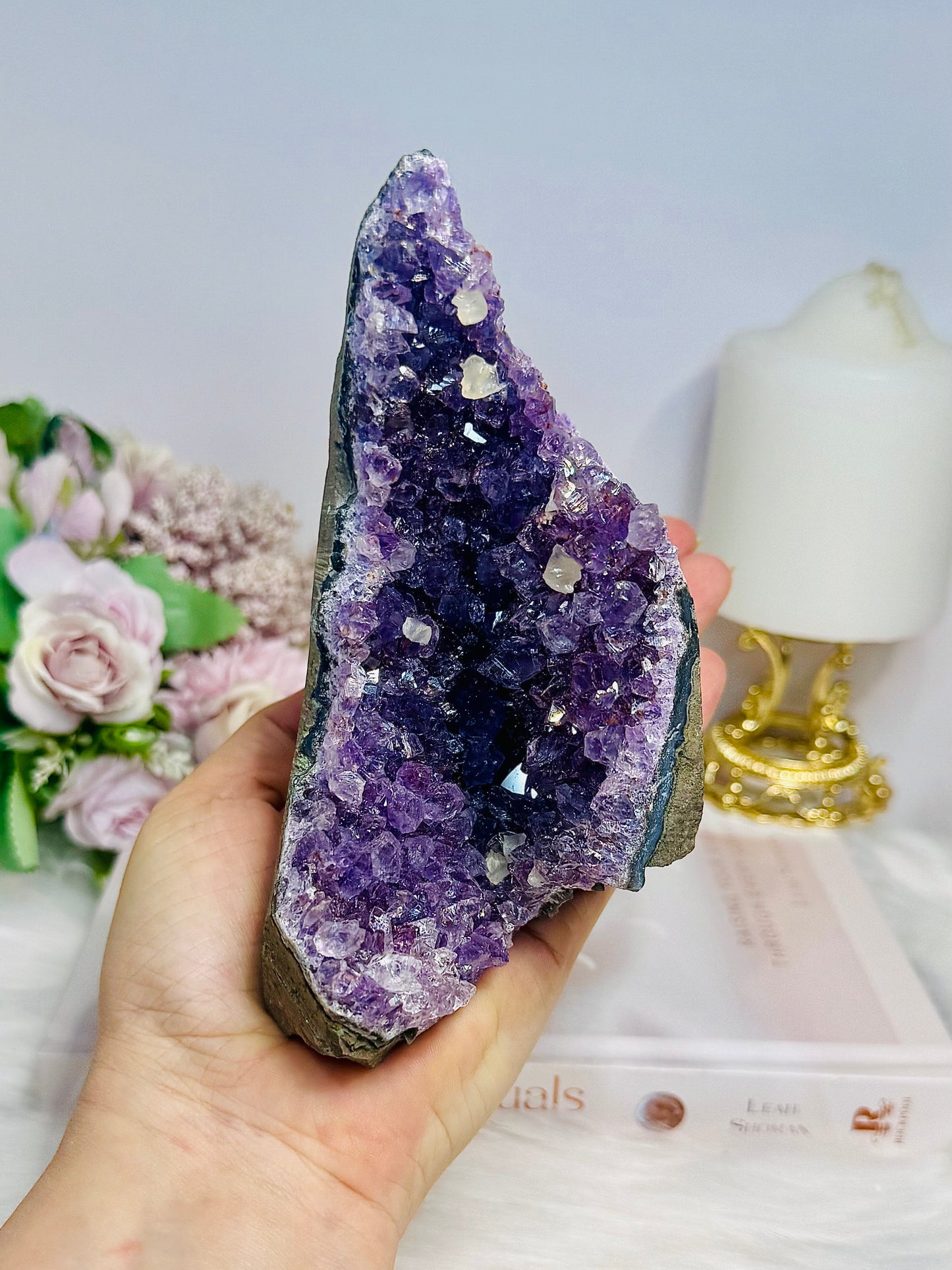 Natural Amethyst Base Cut Cluster 13cm 702g
