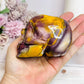 Mookaite Jasper Carved Skull 8.5cm 431g