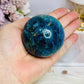 Blue Apatite Sphere on Stand 360g