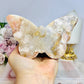 Pink Amethyst Carved Butterfly 13cm