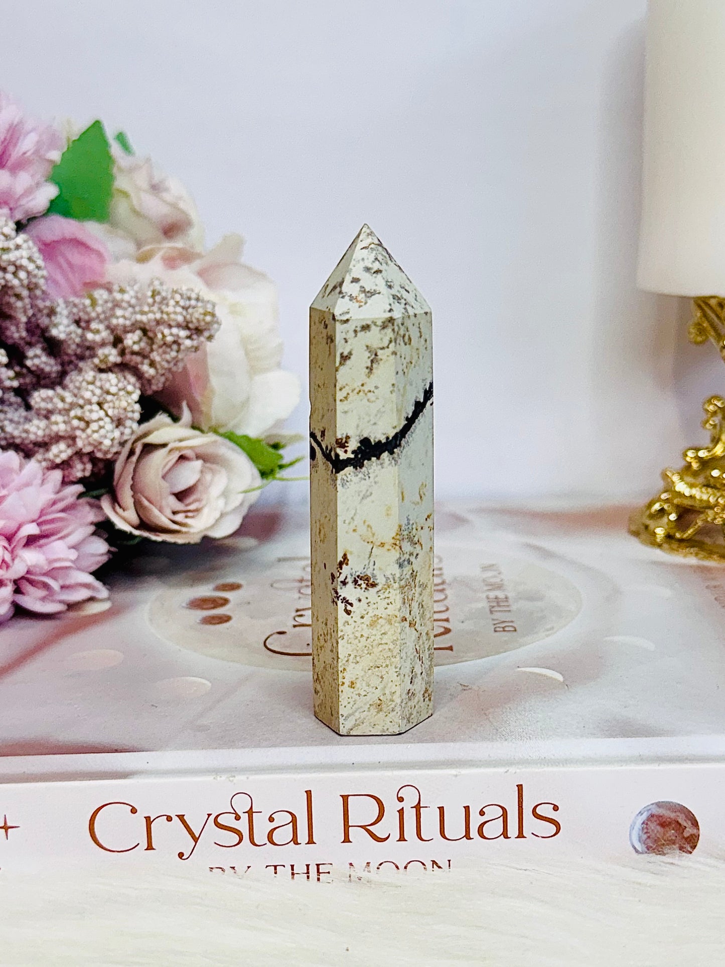 Natural 8.5cm Picture Jasper Point | Tower