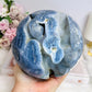 Huge Rare Natural Blue Coral Fossil Sphere 2.16KG
