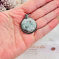 Lovely Round Larimar Pendant In Gift Bag