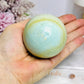 Blue Calcite Sphere On Stand 319g