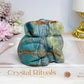 Chunky Blue Sky Quartz Koala Carving 418g