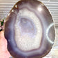 Huge Agate Polished Druzy Slab on Stand 26cm 1.65KG