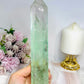 Large Watermelon Fluorite Tower 21.5cm