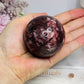Large Red Jasper Sphere on Stand 340g