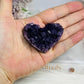 Amethyst Cluster Heart 6cm